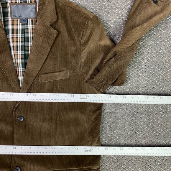 NWOT Old Navy Corduroy Blazer Sport Coat Men's Large Brown 42R - Picture 8 of 14